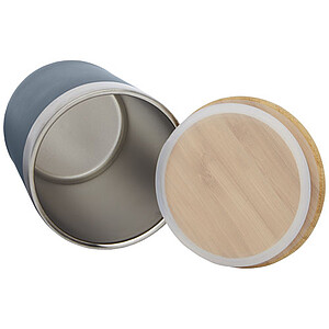 Lagan 300 ml copper vacuum insulated stainless steel tumbler with bamboo lid