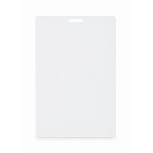 Lanyard badge 120 x 80mm, white