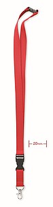 Lanyard with metal hook 20mm