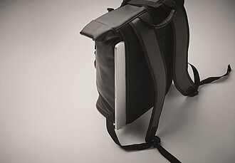 Laptop PU Rolltop backpack
