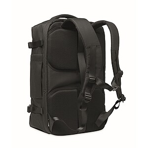 Large carry-on travel bag, black