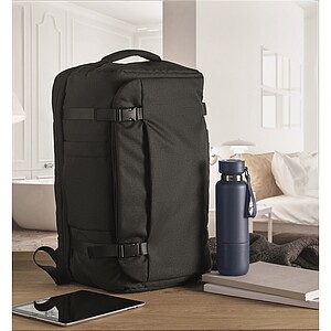 Large carry-on travel bag, black
