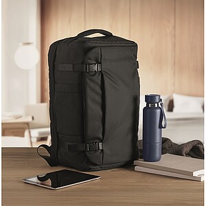 Large carry-on travel bag, black