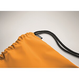 Large drawstring bag 300D RPET, orange
