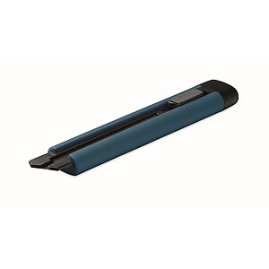 Large retractable knife, blue