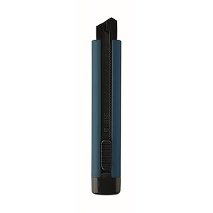 Large retractable knife, blue
