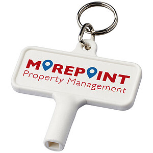 Largo plastic radiator key with keychain