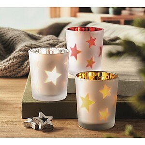 LED tea light candle, red