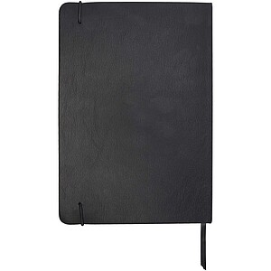 Legato Elegance A5 hard cover notebook and rollerball pen set, primary black