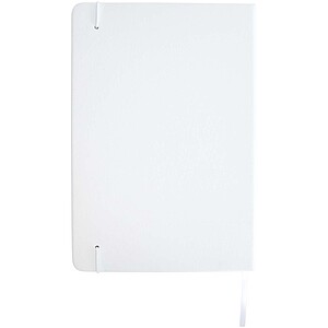 Legato Elegance A5 hard cover notebook and rollerball pen set, white