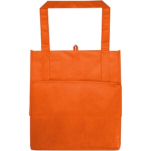 Liberty GRS recycled non-woven bottom board tote bag 29L, orange