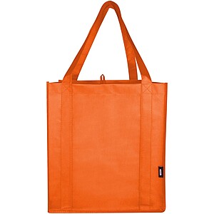 Liberty GRS recycled non-woven bottom board tote bag 29L, orange