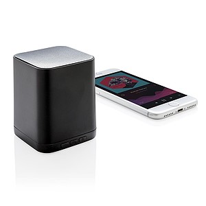 Light up logo wireless speaker, black