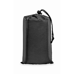 Lightweight large beach mat, black