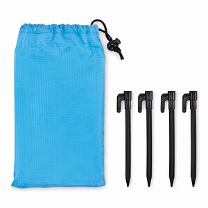 Lightweight large beach mat, turquoise