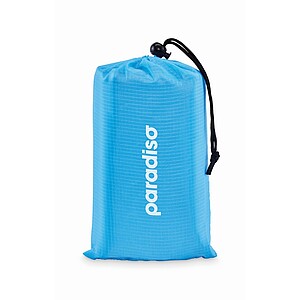 Lightweight large beach mat, turquoise