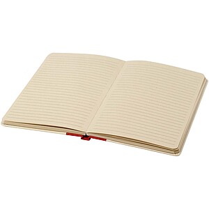 Liliana A5 sugar cane paper hard cover notebook, brick