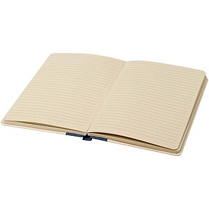 Liliana A5 sugar cane paper hard cover notebook, hale blue