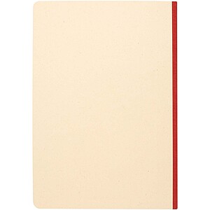Liliana A5 sugarcane and RPET soft cover notebook, brick