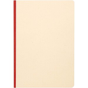 Liliana A5 sugarcane and RPET soft cover notebook, brick