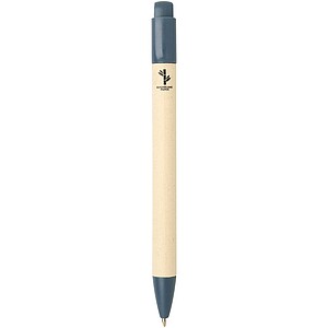 Liliana sugarcane paper ballpoint pen (blue ink), ocean blue