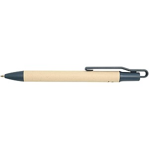 Liliana sugarcane paper ballpoint pen (blue ink), ocean blue