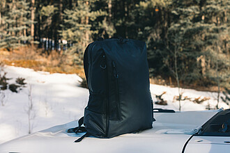 Lima Aware™ RPET water resistant 15.6 laptop backpack, black