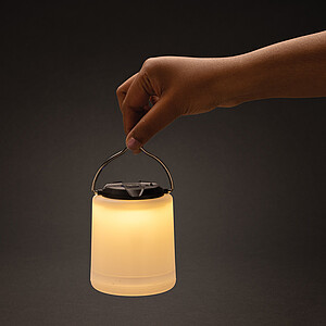 Limio RCS recycled plastic portable re-chargeable table lamp, white