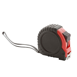 LIPARI tape measure 5 metres, red