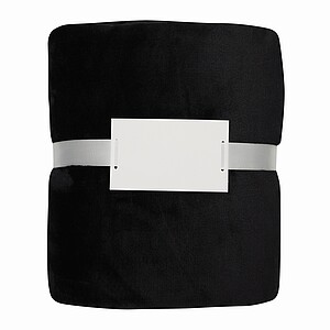 Living and cuddly blanket, black