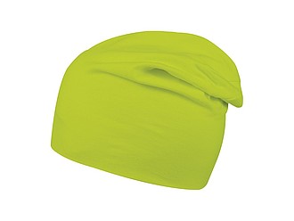 Long jersey hat, lime