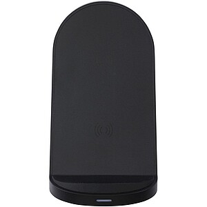 Loop 15W dual coil RCS recycled plastic wireless charging stand