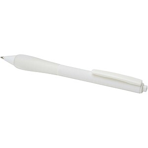 Lorena RABS ballpoint pen (blue ink), transparent white