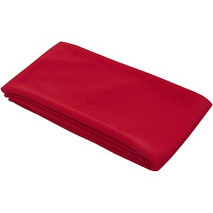 Lucas RPET sport towel 30x80 cm, red