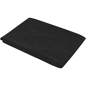 Lucas RPET sport towel 50x100 cm, solid black