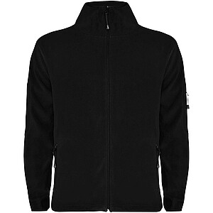 Luciane mens full zip fleece jacket, black