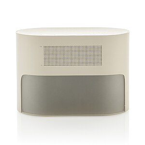 LumaRise RCS reycled plastic white noise alarm clock, beige