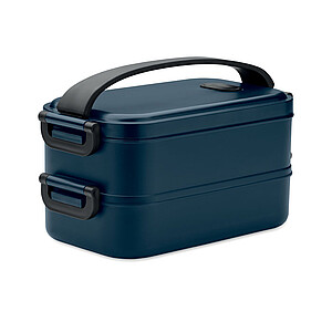Lunch box in PP, french navy