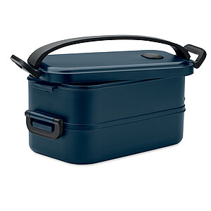 Lunch box in PP, french navy