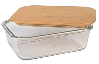 Lunch box ROSILI, with bamboo lid: capacity approx. 1.060 ml