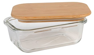 Lunch box ROSILI, with bamboo lid: capacity approx. 350 ml