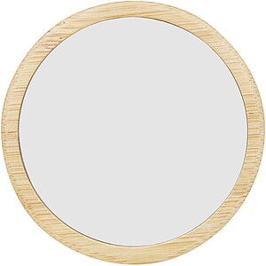 Lustre bamboo mirror, natural