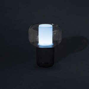 Lux RCS recycled plastic 10W speaker lamp, black