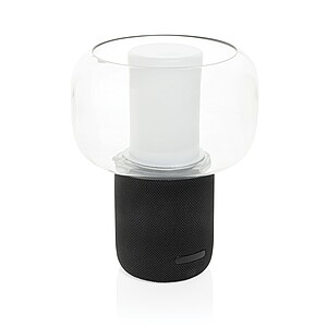 Lux RCS recycled plastic 10W speaker lamp, black