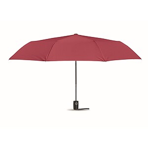 Luxe 21inch windproof umbrella, burgundy