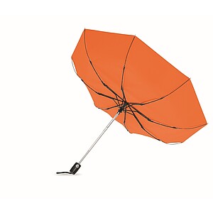 Luxe 21inch windproof umbrella, orange