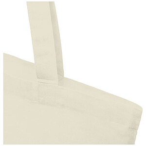 Madras 140 g/m2 GRS recycled cotton tote bag 7L