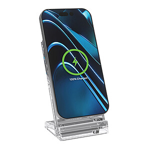 Magcharge 15W magnetic wireless charging stand, transparent