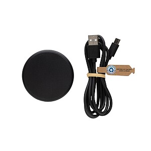 Magnapad 15W RCS rplastic magnetic 3 in 1 charging pad, black