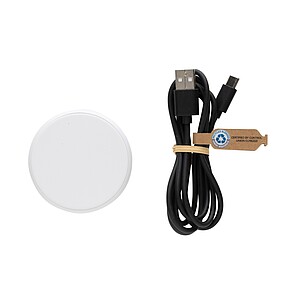 Magnapad 15W RCS rplastic magnetic 3 in 1 charging pad, white